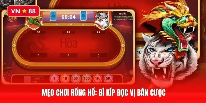 Mẹo chơi Rồng Hổ mới nhất: Bí kíp đọc vị bàn cược và tối ưu lợi nhuận