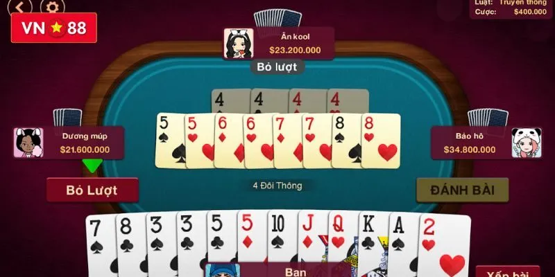 Hướng dẫn các bước tham gia đánh bài Tiến lên online