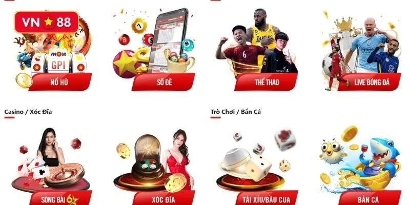 Kho trò chơi đa dạng Kho trò chơi đa dạng