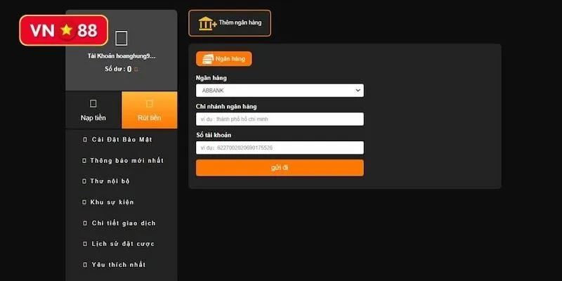 Nhập lệnh rút tiền và chờ đợi xác nhận từ hệ thống Nhập lệnh rút tiền và chờ đợi xác nhận từ hệ thống